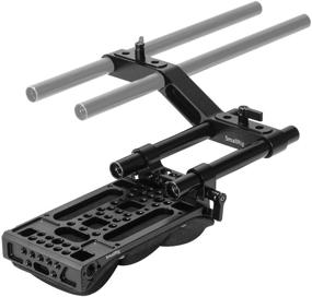 img 2 attached to 🎥 SMALLRIG Shoulder Pad Kit with Z-Shaped Offset Railblock Riser Bracket and 15mm Rod: Ideal DSLR Shoulder Rig – 2166+