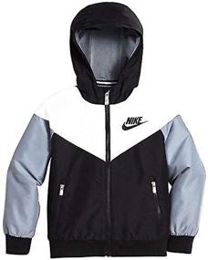 img 1 attached to Stylish and Functional: Nike Sportswear Windrunner Big Kids' Boys' Jacket