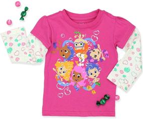 img 1 attached to 👕 Toddler Girls T-Shirt Tee - Bubble Guppies