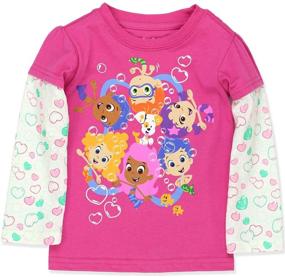 img 4 attached to 👕 Toddler Girls T-Shirt Tee - Bubble Guppies