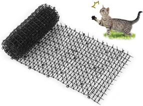 img 4 attached to 🐾 GTH 13FT Cat Scat Mat with Spikes - Cat Deterrent Mat for Outdoor Use - Prickle Strip Cat Repellent - 6.5ft x 2pack