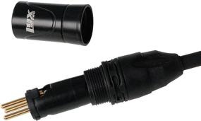 img 2 attached to 🎙️ LyxPro Quad Series 100 ft XLR 4-Conductor Star Quad Balanced Microphone Cable: Exceptional Sound Quality, Ultra-Low Noise, Black