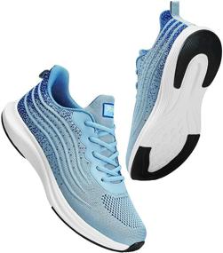 img 4 attached to 👟 KOJOOIN Athletic Sneakers, Men's/Women's Lightweight Tennis Shoes Non Slip, Breathable Mesh Fashion Running Shoes for Walking Gym Workout Jogging