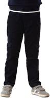 👖 leo lily husky corduroy trousers: stylish boys' clothing for comfort and durability logo