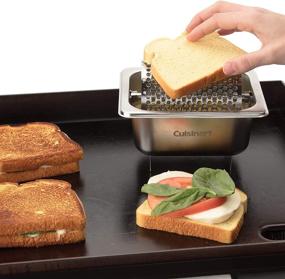 img 2 attached to 🧈 Кухонная блок-машинка Cuisinart CBW-201 из нержавеющей стали с колесом для сливочного масла