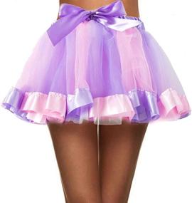 img 4 attached to RELBCY Layered Ballet Rainbow Princess Women's Clothing for Skirts