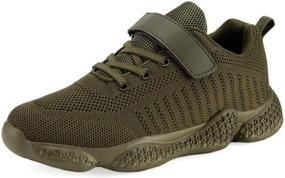 img 4 attached to 👟 Breathable Lightweight Athletic Girls' Shoes - Casbeam Sneakers