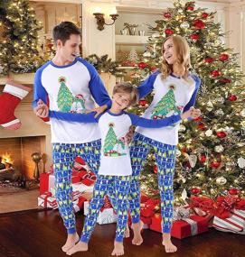 img 2 attached to Matching Christmas Pajamas Snowman Sleepwear Apparel & Accessories Baby Girls in Clothing