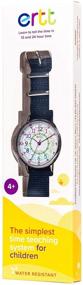 img 2 attached to 🌈 EasyRead Time Teacher Children's Watch: Rainbow 12/24 Hour Face with Navy Blue Strap - Enhance Time-telling Skills!
