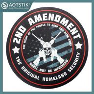 aotstik amendment stickers diameter magnetic logo