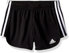 img 2 attached to Stylish and Comfortable: Adidas Girls' Athletic Shorts for Active Days