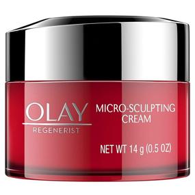 img 4 attached to 💧 Olay Regenerist Micro-Sculpting Cream Trial Size: 0.5 oz for Effective Face Moisturization