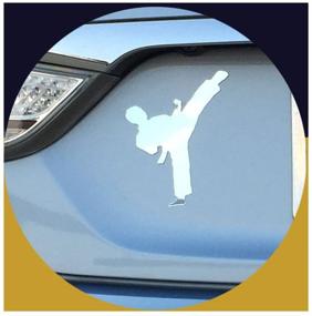 img 3 attached to Magnetic Car Stickers Taekwondo Fade Resistant