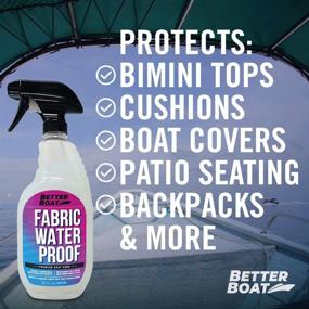 img 2 attached to 🛥️ The Ultimate Waterproofing Spray: Marine Canvas Boat Tops, Vinyl Seats & Tent Protector