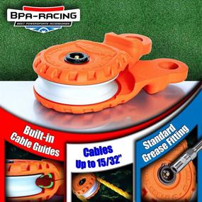 img 2 attached to 🔓 BPA-RACING Блок буксировочный 10 тонн: универсальный аксессуар для лебедок для аварийной техники внедорожников и аварийных наборов
