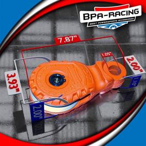 img 1 attached to 🔓 BPA-RACING Блок буксировочный 10 тонн: универсальный аксессуар для лебедок для аварийной техники внедорожников и аварийных наборов