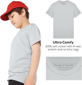 img 2 attached to The Good Day Lab Clean Shield: Revolutionary Tagless 4 Way Stretch Breathable T-Shirt