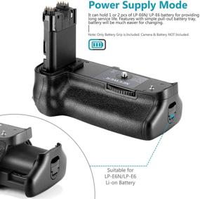 img 2 attached to 📸 Enhance Your Canon 5D Mark IV Experience with Neewer Battery Grip and LP-E6 LP-E6N Compatibility