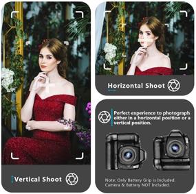 img 1 attached to 📸 Enhance Your Canon 5D Mark IV Experience with Neewer Battery Grip and LP-E6 LP-E6N Compatibility