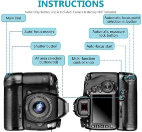 img 3 attached to 📸 Enhance Your Canon 5D Mark IV Experience with Neewer Battery Grip and LP-E6 LP-E6N Compatibility