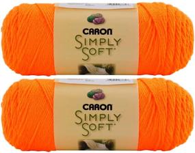 img 2 attached to Simply Soft Solids Yarn Neon Orange