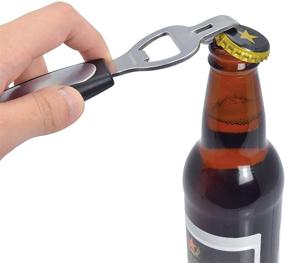 img 2 attached to 🍹 HIC Harold Import Co. 4-in-1 Bar Tool: The Ultimate Japanese Stainless Steel Bar Accessory for Bottle Opening, Can Punching, and Citrus Peeling