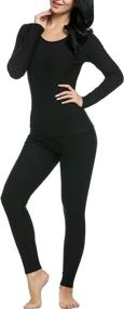 img 4 attached to Ekouaer Womens Thermal Underwear Bottom Outdoor Recreation