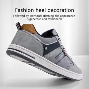 img 1 attached to 👟 ARRIGO BELLO PU Leather Fashion Sneakers: Stylish and Trendy Footwear for Every Occasion