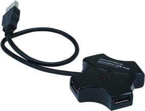 img 2 attached to 🖥️ Black Monoprice USB 2.0 Passive Hub (106631) with 4 Ports