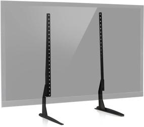 img 4 attached to 📺 Mount-It! Universal TV Stand Base Replacement for 32-60 inch TVs, 110 lbs Capacity