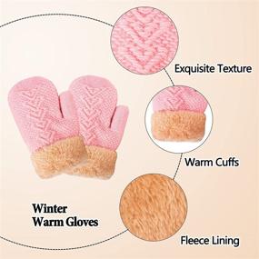 img 1 attached to Toddler Infinity Thermal Bufandas Childrens Girls' Accessories in Cold Weather