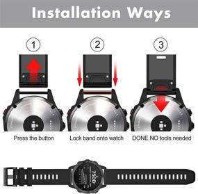 img 1 attached to Baaletc Forerunner Replacement Accessories Smartwatch Wearable Technology