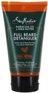 🧔 shea moisture men's beard detangler with all natural ingredients, maracuja oil & shea butter, softening hair & untangling knots for a gentle beard, 4 oz logo