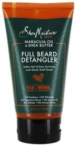 img 3 attached to 🧔 Shea Moisture Men's Beard Detangler with All Natural Ingredients, Maracuja Oil & Shea Butter, Softening Hair & Untangling Knots for a Gentle Beard, 4 oz