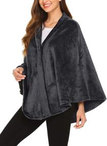 img 2 attached to Ekouaer Cardigan Lightweight Oversized Blanket Women's Clothing