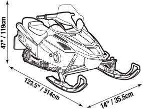 img 3 attached to Защитный чехол для снегохода серии Raider DT-Series Premium: надежная защита для снегоходов среднего размера.