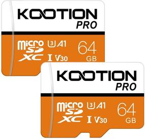 img 4 attached to 📸🎴 KOOTION 2 пакета по 64 ГБ карты Micro SD Class 10 - карты высокой скорости - 64 ГБ (2 пакета)