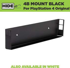 img 3 attached to 🎮 Convenient and Secure: HIDEit Mounts 4 Original PS4 Wall Mount - Safely Store PS4 Console Near or Behind TV