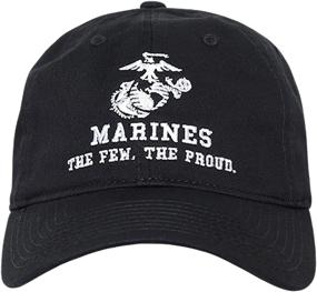 img 2 attached to 🧢 Ultimate United States USMC Marines Polo Low Crown Baseball Cap Hat - Relax in Cotton Comfort