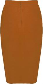 img 3 attached to HLBandage Length Waist Pencil Skirt Women's Clothing and Skirts