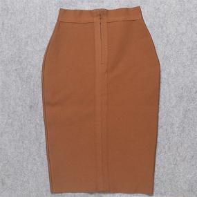 img 1 attached to HLBandage Length Waist Pencil Skirt Women's Clothing and Skirts
