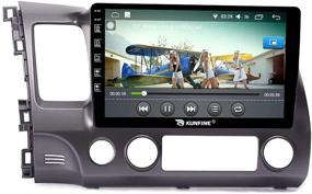 img 3 attached to 📱 Улучшите свой опыт владения Honda Civic с Android 10 автомобильным навигационным стерео-мультимедийным плеером