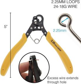 img 2 attached to 🔧 Beadsmith 1-Step Looper Pliers, 2.25mm, 24-18g Craft Wire – Easily Craft Uniform Loops for Rosaries, Earrings, Bracelets, Necklaces & Wire Jewelry with Effortless Precision