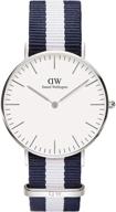 ⌚️ разнообразный браслет nato для часов daniel wellington classic glasgow. логотип