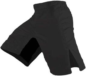 img 1 attached to Quality MMA Shorts Blank Black