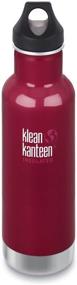 img 4 attached to 💧 Stay Hydrated with the Klean Kanteen 20 oz Stainless Steel Double Wall Insulated Water Bottle