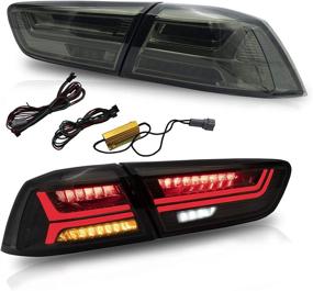 img 4 attached to VLAND Tail Lights Assembly For Mitsubishi Lancer EVO X 2008-2020