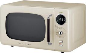 img 2 attached to Winia Retro Microwave, 0.7 Cu. Ft, Cream - WOR07R3ZEC