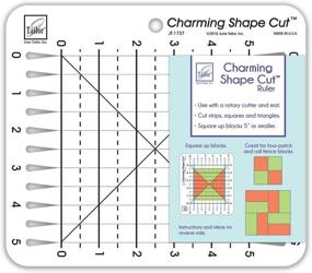 img 3 attached to 📏 June Tailor Shape Cut Ruler with Charm