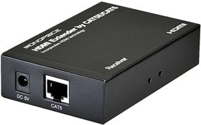 img 1 attached to Монопрайс Moonrise HDMI удлинитель/разветвитель 1x2 - передача высокого разрешения через кабель Cat5e/6, разрешение 1920x1080p, 165 МГц/1,65 Гбит/с, золотистые HDMI-коннекторы (совместим с PS4/5, Xbox, Apple TV, Fire Stick, Roku, Blu-Ray Player) (108158)
